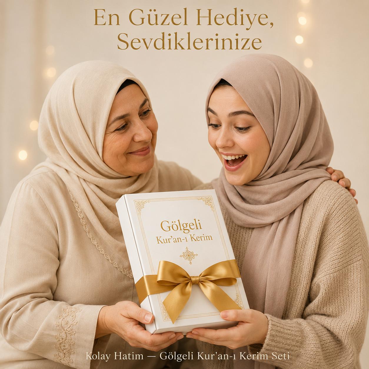 Gölgeli Kur'an-I Kerim Seti | Yazarak Öğren Kalbine Yaz