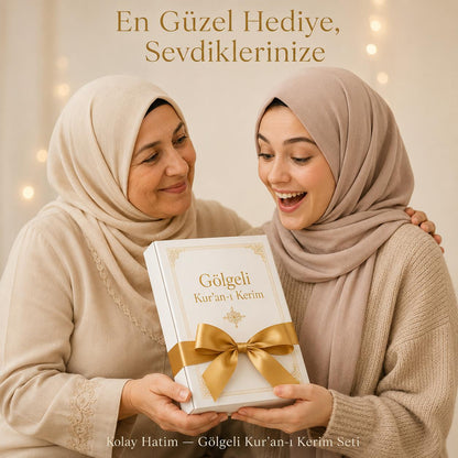 Gölgeli Kur'an-I Kerim Seti | Yazarak Öğren Kalbine Yaz